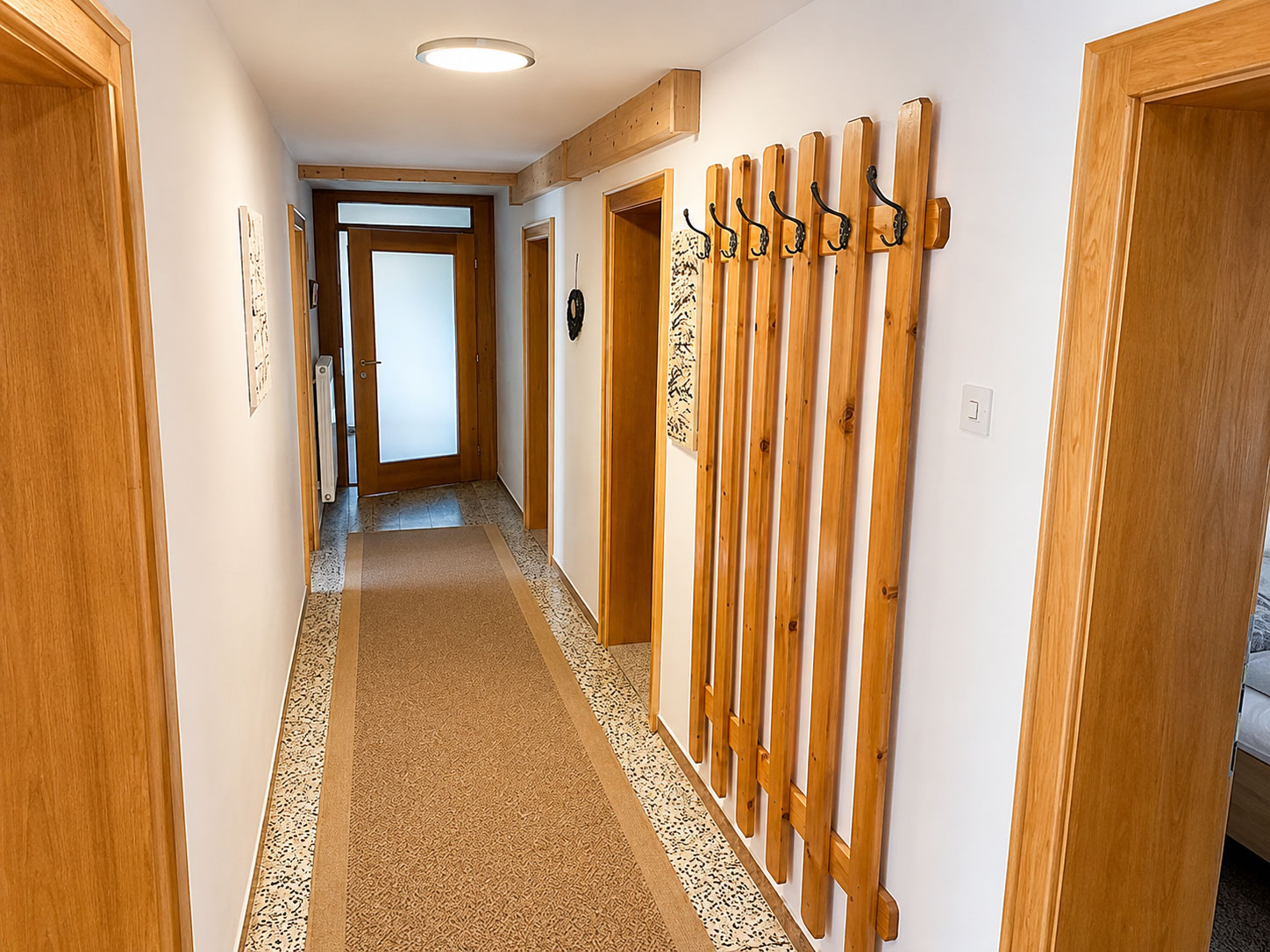 Entrance area of the Hochzeiger apartment