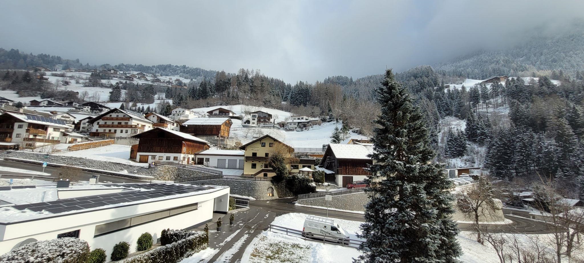 Balcony view of the Venetblick apartment