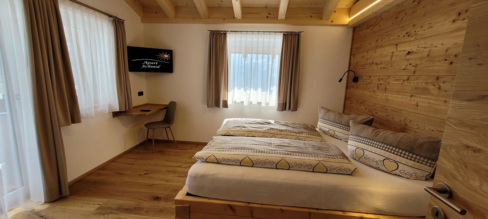 Bedroom of the Venetblick apartment