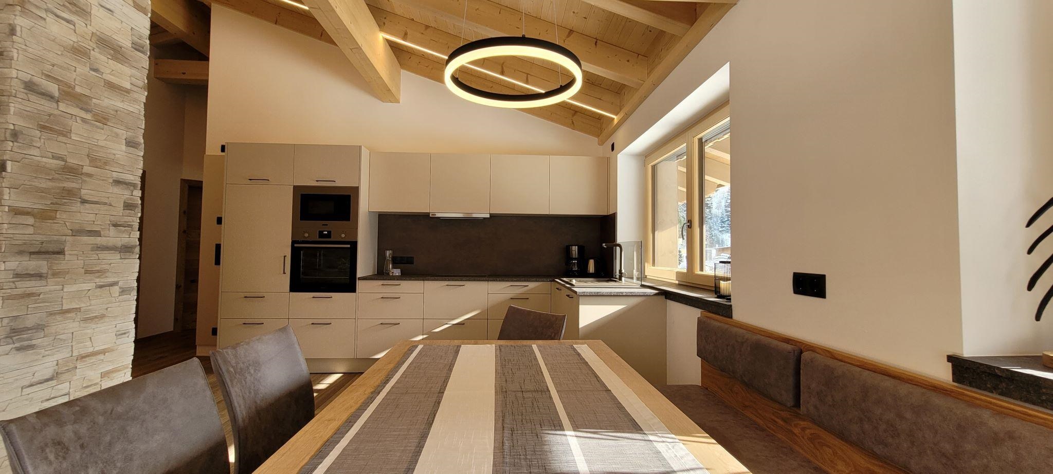 Living kitchen of the Venetblick apartment